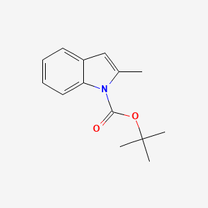 molecular formula C14H17NO2 B1610369 TERT-BUTYL 2-METHYL-1H-INDOLE-1-CARBOXYLATE CAS No. 98598-96-0
