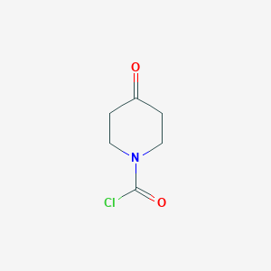 1-Piperidinecarbonyl chloride, 4-oxo-