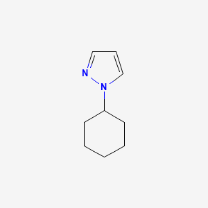 molecular formula C9H14N2 B1610381 1-Cyclohexylpyrazole CAS No. 97421-20-0