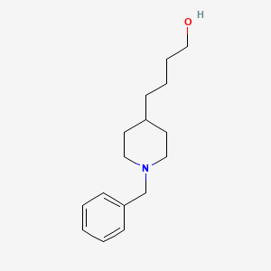 molecular formula C16H25NO B1610382 4-(1-Benzylpiperidin-4-YL)butan-1-OL CAS No. 318508-02-0