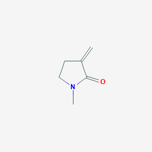 molecular formula C6H9NO B1610383 1-Methyl-3-methylene-2-pyrrolidinone CAS No. 50586-05-5