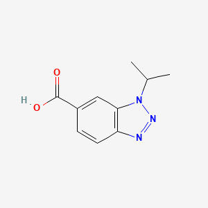 molecular formula C10H11N3O2 B1610389 3-isopropyl-3H-benzotriazole-5-carboxylic acid CAS No. 467235-05-8