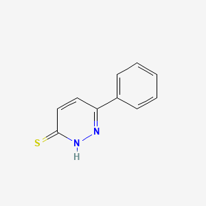molecular formula C10H8N2S B1610392 6-Phenylpyridazine-3-thiol CAS No. 51841-95-3
