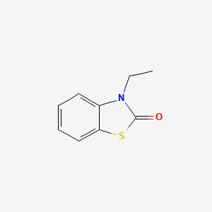 molecular formula C9H9NOS B1610396 2(3H)-Benzothiazolone, 3-ethyl- CAS No. 6468-14-0