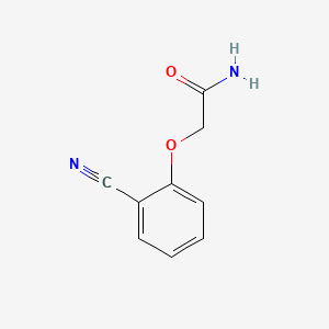 molecular formula C9H8N2O2 B1610398 2-(2-氰基苯氧基)乙酰胺 CAS No. 54802-12-9