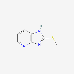 molecular formula C7H7N3S B1610399 2-(Methylthio)-3H-imidazo[4,5-b]pyridine CAS No. 63277-46-3