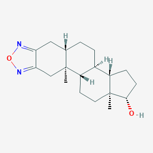 molecular formula C19H28N2O2 B161040 [3,2-c]Furazan-5alpha-androstan-17beta-ol CAS No. 3662-95-1