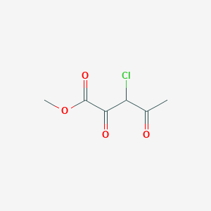 molecular formula C6H7ClO4 B1610401 3-氯-2,4-二氧戊酸甲酯 CAS No. 36983-39-8