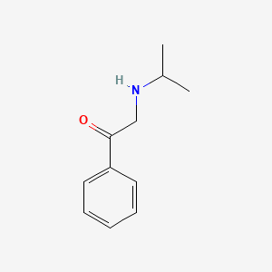 molecular formula C11H15NO B1610404 2-(ISOPROPYLAMINO)ACETOPHENONE CAS No. 38506-97-7