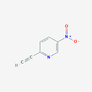 molecular formula C7H4N2O2 B1610408 2-Ethynyl-5-nitropyridine CAS No. 452333-53-8