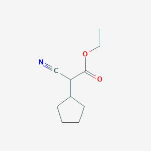 Ethyl 2-cyano-2-cyclopentylacetate