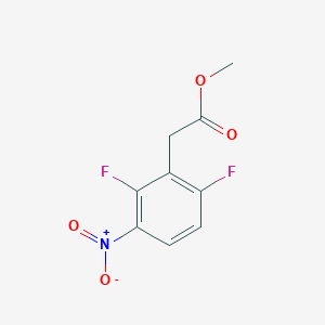 molecular formula C9H7F2NO4 B1610430 Methyl 2-(2,6-difluoro-3-nitrophenyl)acetate CAS No. 361336-79-0