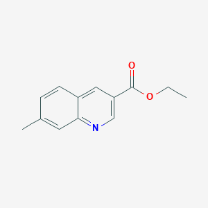 molecular formula C13H13NO2 B1610434 Ethyl 7-methylquinoline-3-carboxylate CAS No. 481054-87-9