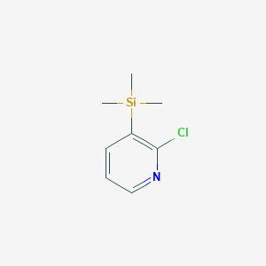 molecular formula C8H12ClNSi B1610438 2-Chloro-3-(trimethylsilyl)pyridine CAS No. 77332-76-4
