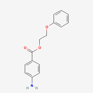 molecular formula C15H15NO3 B1610443 2-Phenoxyethyl 4-aminobenzoate CAS No. 88938-23-2