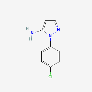 molecular formula C9H8ClN3 B1610446 1-(4-Chlorophenyl)-1H-pyrazol-5-amine CAS No. 14678-97-8
