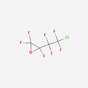 molecular formula C4ClF7O B1610453 4-CHLOROPERFLUORO-(1,2-EPOXY)BUTANE CAS No. 50838-67-0