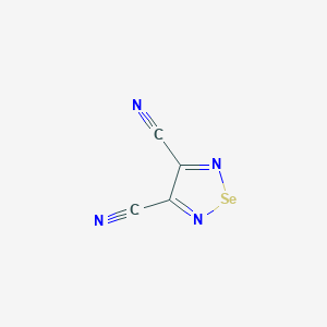 molecular formula C4N4Se B1610455 1,2,5-Selenadiazole-3,4-dicarbonitrile CAS No. 106013-47-2