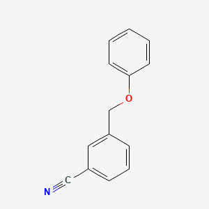 molecular formula C14H11NO B1610472 3-(Phenoxymethyl)benzonitrile CAS No. 57928-72-0