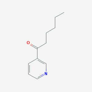 molecular formula C11H15NO B1610496 1-(Pyridin-3-yl)hexan-1-one CAS No. 81418-03-3