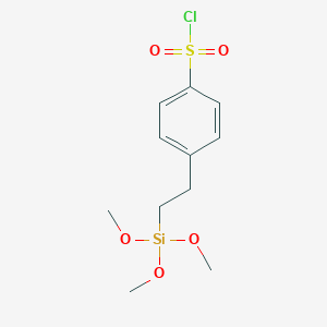 2-(4-Chlorosulfonylphenyl)ethyltrimethoxysilane
