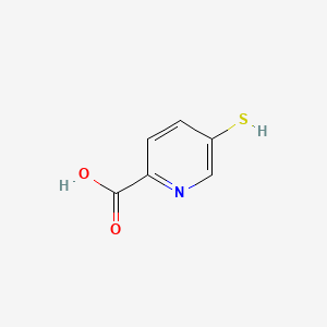 molecular formula C6H5NO2S B1610500 5-Mercaptopyridine-2-carboxylic acid CAS No. 24242-22-6