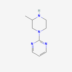molecular formula C9H14N4 B1610506 2-(3-Methylpiperazin-1-YL)pyrimidine CAS No. 59215-34-8