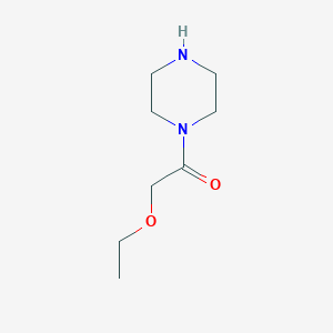 molecular formula C8H16N2O2 B1610509 1-(Ethoxyacetyl)piperazine CAS No. 95550-07-5