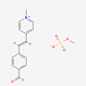 n-Methyl-4-(p-formylstyryl)pyridinium methylsulfate
