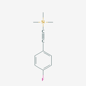 molecular formula C11H13FSi B161052 (4-Fluorophenylethynyl)trimethylsilane CAS No. 130995-12-9