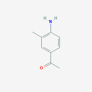 molecular formula C9H11NO B1610539 1-(4-Amino-3-methylphenyl)ethanone CAS No. 43230-11-1