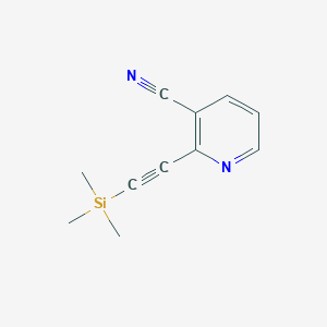 2-((Trimethylsilyl)ethynyl)nicotinonitrile