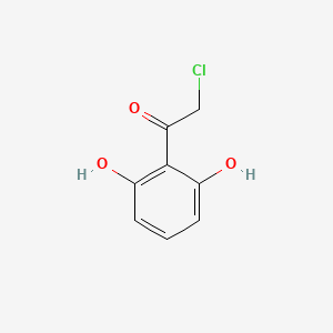 molecular formula C8H7ClO3 B1610554 2-Chloro-1-(2,6-dihydroxyphenyl)ethanone CAS No. 468721-10-0