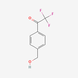 molecular formula C9H7F3O2 B1610556 2,2,2-Trifluoro-1-[4-(hydroxymethyl)phenyl]-ethanone CAS No. 87437-75-0