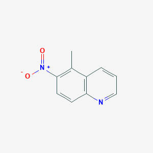 molecular formula C10H8N2O2 B1610566 5-甲基-6-硝基喹啉 CAS No. 65745-70-2
