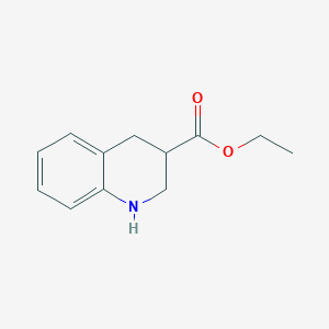 molecular formula C12H15NO2 B1610570 Ethyl 1,2,3,4-tetrahydroquinoline-3-carboxylate CAS No. 67752-37-8