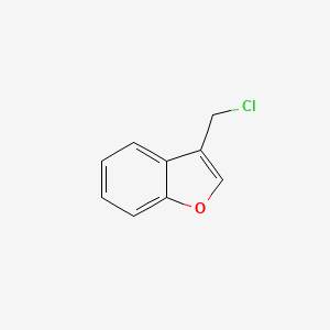 molecular formula C9H7ClO B1610571 3-(氯甲基)苯并呋喃 CAS No. 67713-99-9