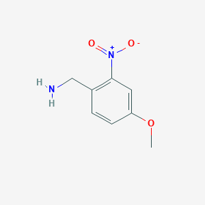 molecular formula C8H10N2O3 B1610573 (4-Methoxy-2-nitrophenyl)methanamine CAS No. 67567-41-3