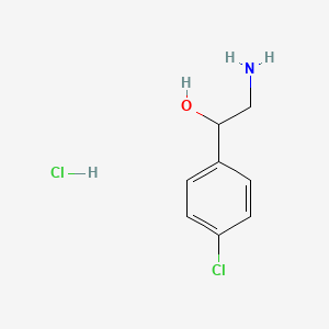 molecular formula C8H11Cl2NO B1610575 2-氨基-1-(4-氯苯基)乙醇盐酸盐 CAS No. 6314-53-0