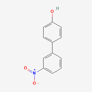 molecular formula C12H9NO3 B1610577 3'-Nitro-[1,1'-biphenyl]-4-ol CAS No. 53059-30-6
