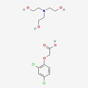 molecular formula C14H21Cl2NO6 B1610599 Triethanolamine 2,4-dichlorophenoxyacetate CAS No. 2569-01-9