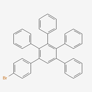 molecular formula C36H25B B1610602 1-(4-bromophenyl)-2,3,4,5-tetraphenylbenzene CAS No. 330649-92-8