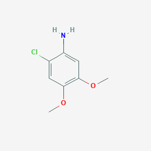 molecular formula C8H10ClNO2 B1610607 2-Chloro-4,5-dimethoxyaniline CAS No. 32829-09-7