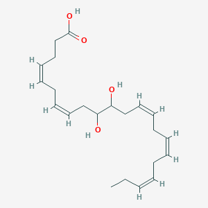 (+/-)-10,11-dihydroxy-4Z,7Z,13Z,16Z,19Z-docosapentaenoic acid
