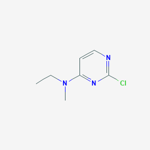 molecular formula C7H10ClN3 B1610621 2-Chloro-N-ethyl-N-methylpyrimidin-4-amine CAS No. 77200-07-8