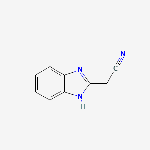 2-(7-Methyl-1H-benzo[d]imidazol-2-yl)acetonitrile