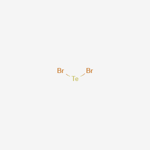 molecular formula TeBr2<br>Br2Te B1610629 Tellurium dibromide CAS No. 7789-54-0