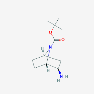 B1610630 tert-butyl (1R,3R,4S)-3-amino-7-azabicyclo[2.2.1]heptane-7-carboxylate CAS No. 500556-90-1