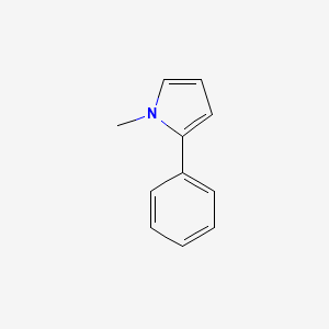 molecular formula C11H11N B1610632 1-methyl-2-phenyl-1H-pyrrole CAS No. 938-37-4