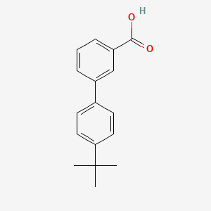 molecular formula C17H18O2 B1610636 4'-Tert-butyl[1,1'-biphenyl]-3-carboxylic acid CAS No. 81770-19-6
